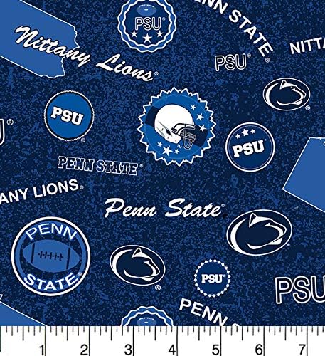 Penn State Pamut Szövet Haza Állami Design-Legújabb Minta-által Értékesített Az Udvaron-SYKEL NCAA Pamut Szövet
