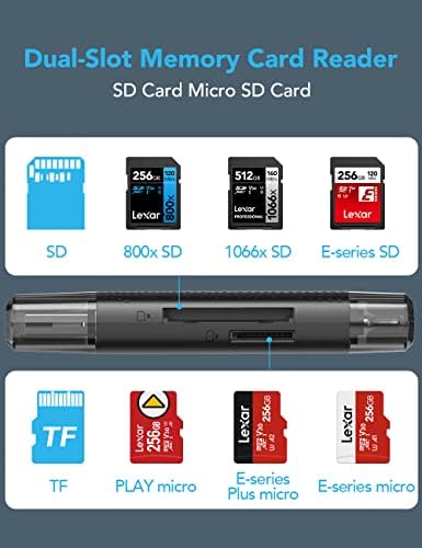 Lexar 256 gb-os Micro SD Kártya, illetve RW310 Memóriakártya-Olvasó