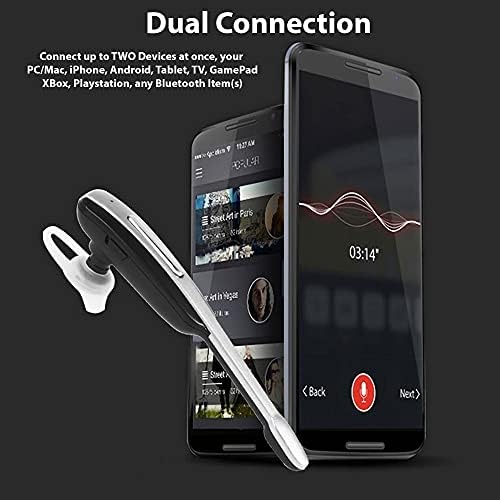 TEK STYZ Fülhallgató Kompatibilis DJI Mini 2 Fül Vezeték nélküli Bluetooth zajszűrő Fülhallgató (Fehér/Arany)