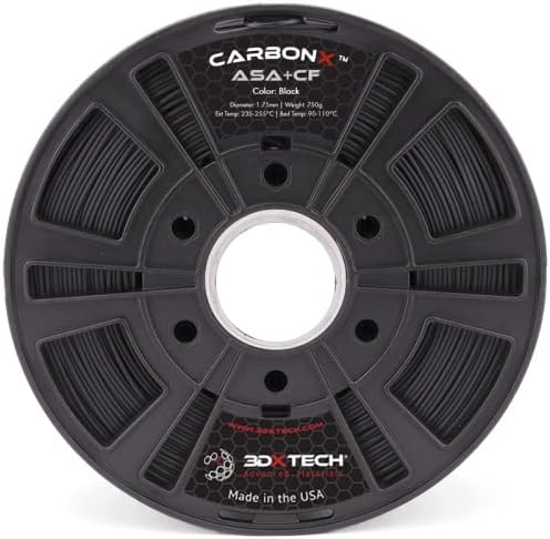 3DXTECH CarbonX ASA+CF 1.75 mm, 500g 3D Nyomtatás Izzószál
