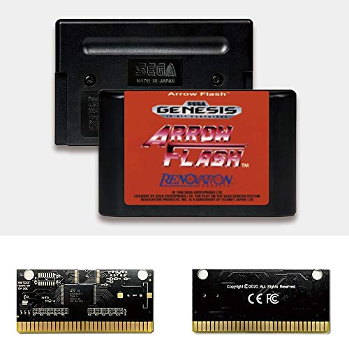 Aditi Nyíl Flash - USA Címke Flashkit MD Electroless Arany PCB Kártya Sega Genesis Megadrive videojáték-Konzol (Régió-Mentes)