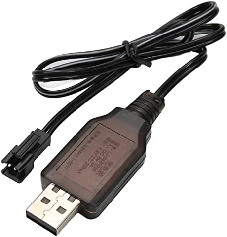 Bettomshin SM-2P Pozitív Töltés USB Kábel RC Autó 4.8 V 250mA Ni-MH, Ni-CD Akkumulátor 1db