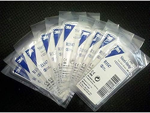 3M Steri-Strip Megerősített Bőr Lezárások - 1/2 x 4 - 20 Csomag 6 Szalag Boríték (120 Csík)