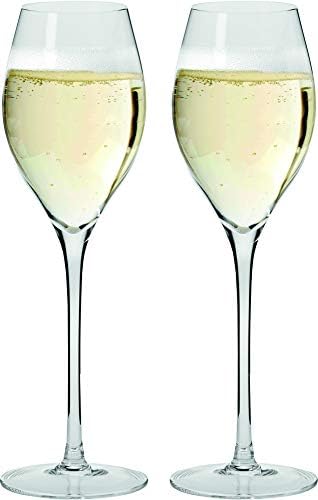 Maxwell & Williams Vino Prosecco Pohár Készlet, Üveg, 280 ml, Készlet 6 Kis Boros pohár díszdobozban