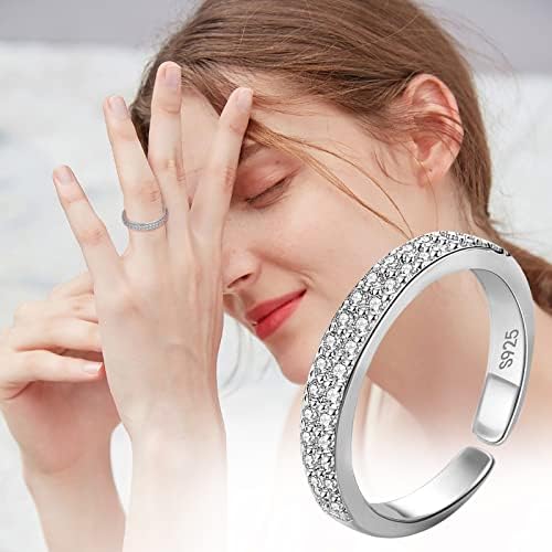 Yistu Személyre szabott Gyűrűk Nők Állítható Gyűrű Index Fény Személyre szabott Ujját Minden - Nyitó Luxus Divat Gyűrű