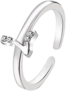 2023 Új, Teljes Gyémánt Cirkon Gyűrű Női Divat Ékszerek Legnépszerűbb Tartozékok Szóbeli Gyűrű (U, Egy Méret)