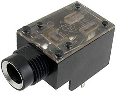 X-mosás ragályos Audio Csatlakozó 6.35 mm 1/4 4 Pin Sztereó Jack PCB-Panel-Hegy(Connettore da pannello per presa jack