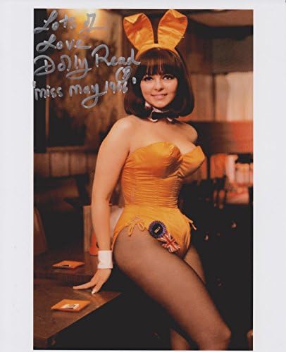 Dolly Olvassa el Playboy Eredeti Dedikált 8x10 Fotó